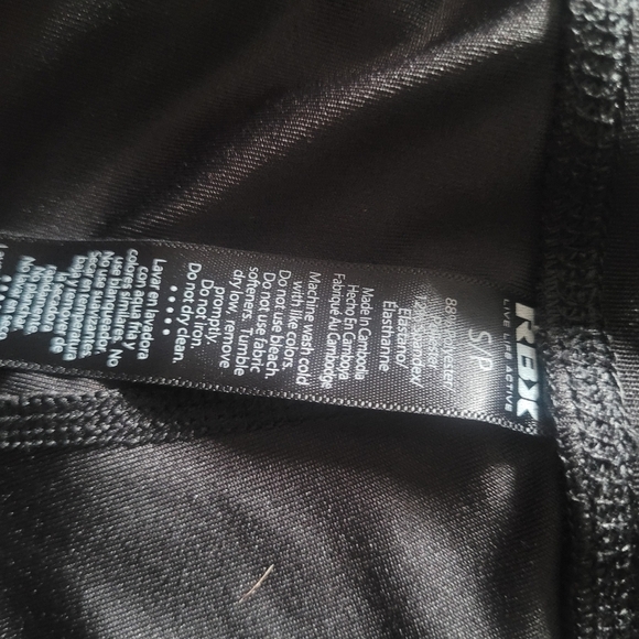 Reebok Black Activewear Leggings S - Picture 2 of 4